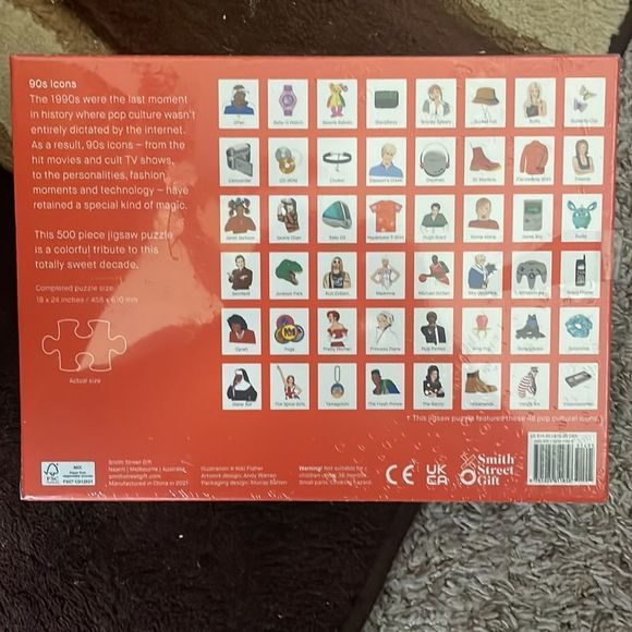 500  🧩 pieces- 90s Icons Puzzle 🆕 - Picture 2 of 6